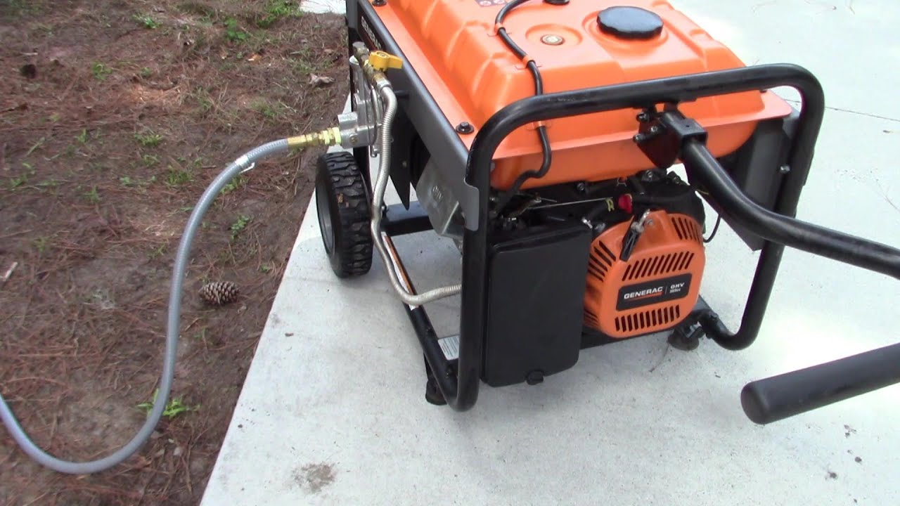Generator conversion to dual fuel