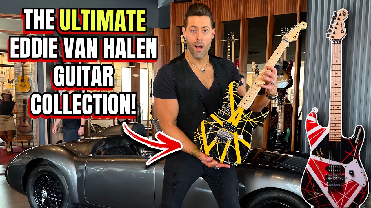 We visit the most INFLUENTIAL guitar store in America and check out Eddie Van Halen's Guitars! 4K