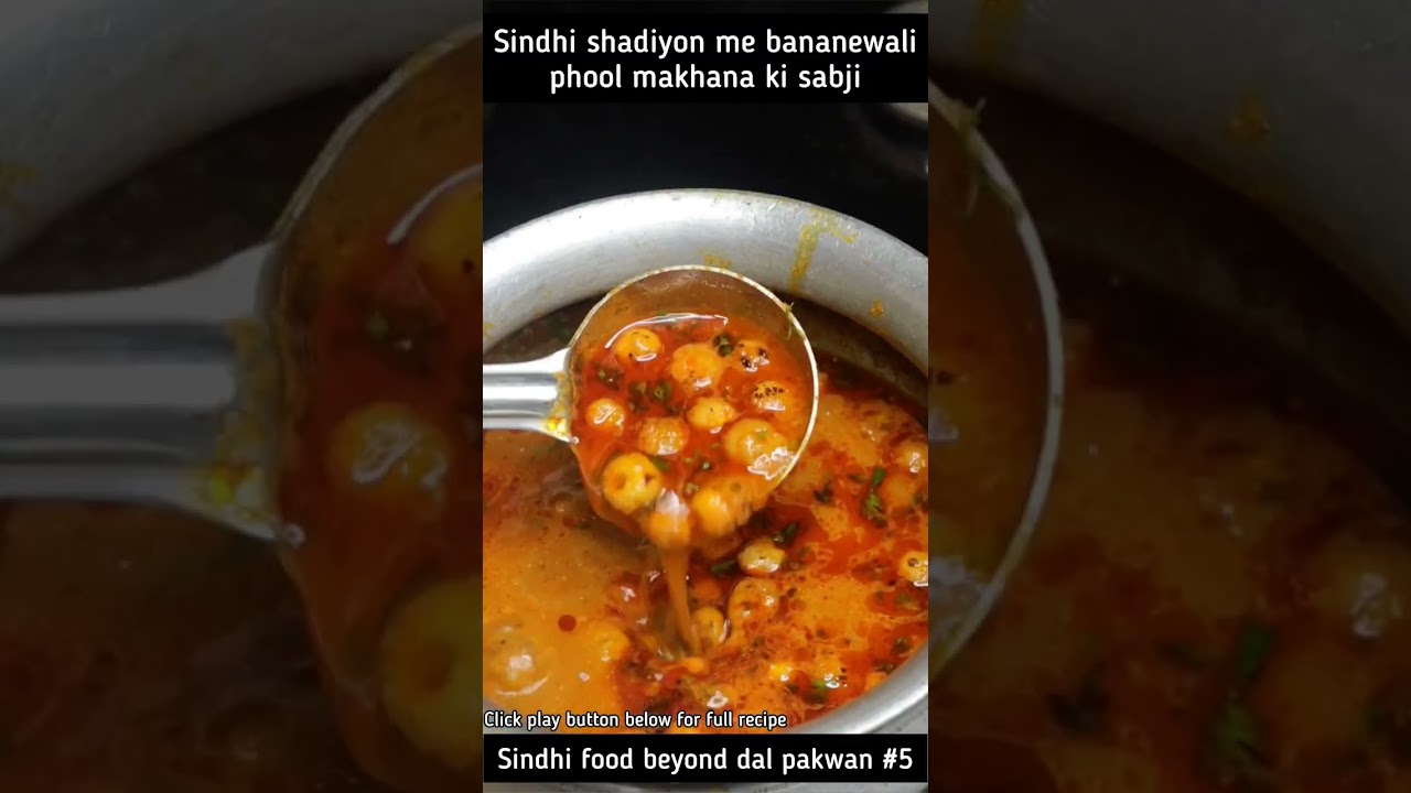 sindhi phool makhana ki sabji|new sabzi recipe in hindi|dinner recipes|makhana recipes|sindhi recipe
