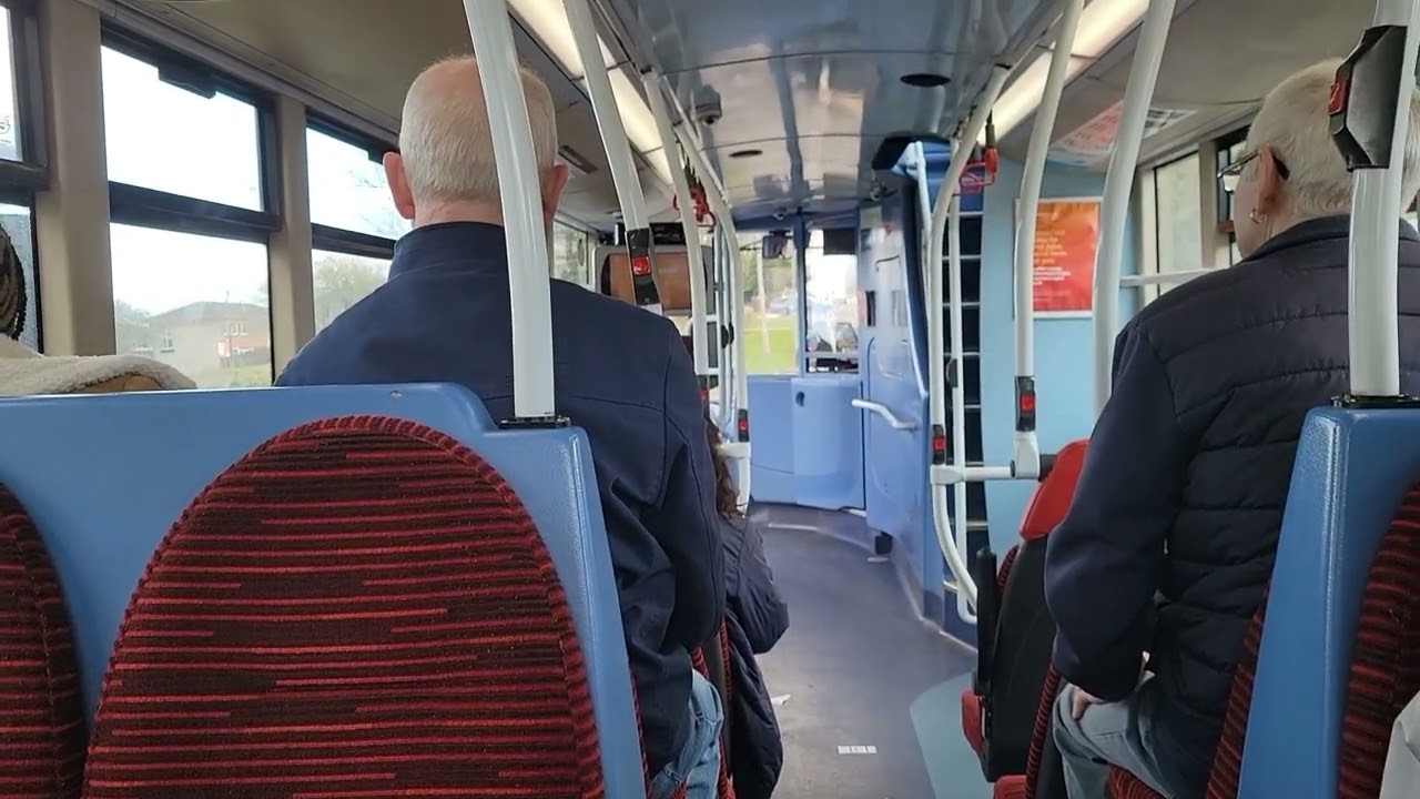 *CRASH CAUGHT ON CAMERA AT 2:20* Onboard Cityrider 56 to Sunderland - Go North East 6088 - NL63 YHR