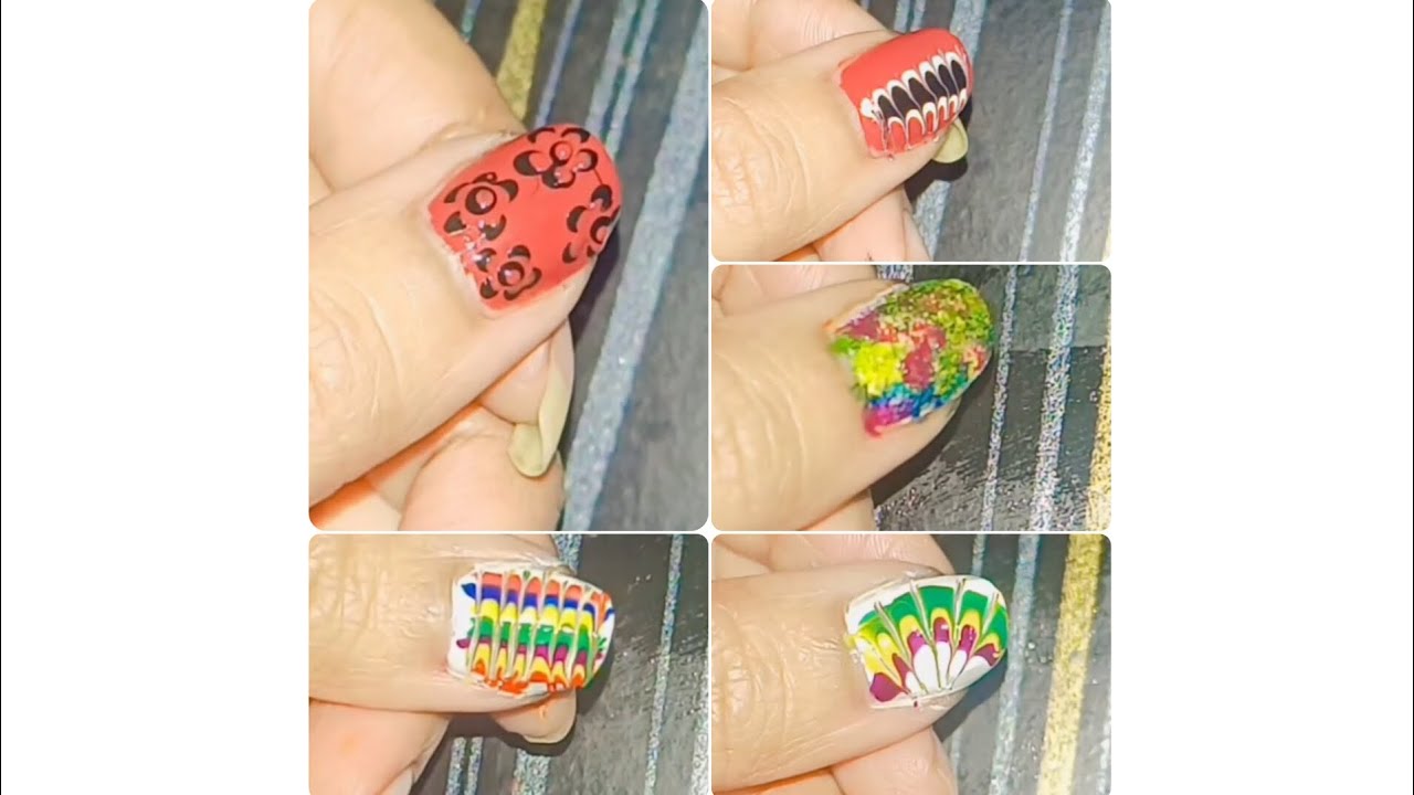 Holi special nail art at your home 🏠#nailart#design#trending#2026#youtubevideo@akushcraftingclasses