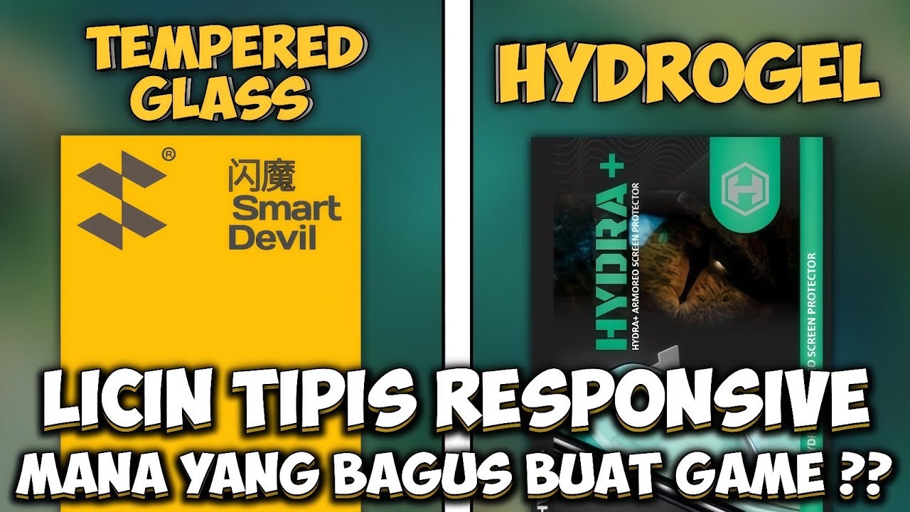 Review Jujur !! TG ATAU HYDROGEL KALAU BUAT MAIN GAME ?