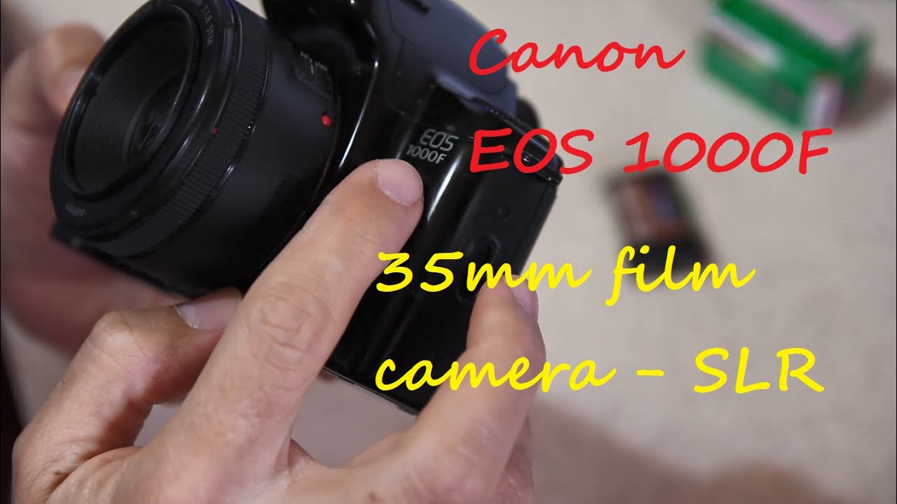 Canon EOS 1000F SLR 35mm film camera