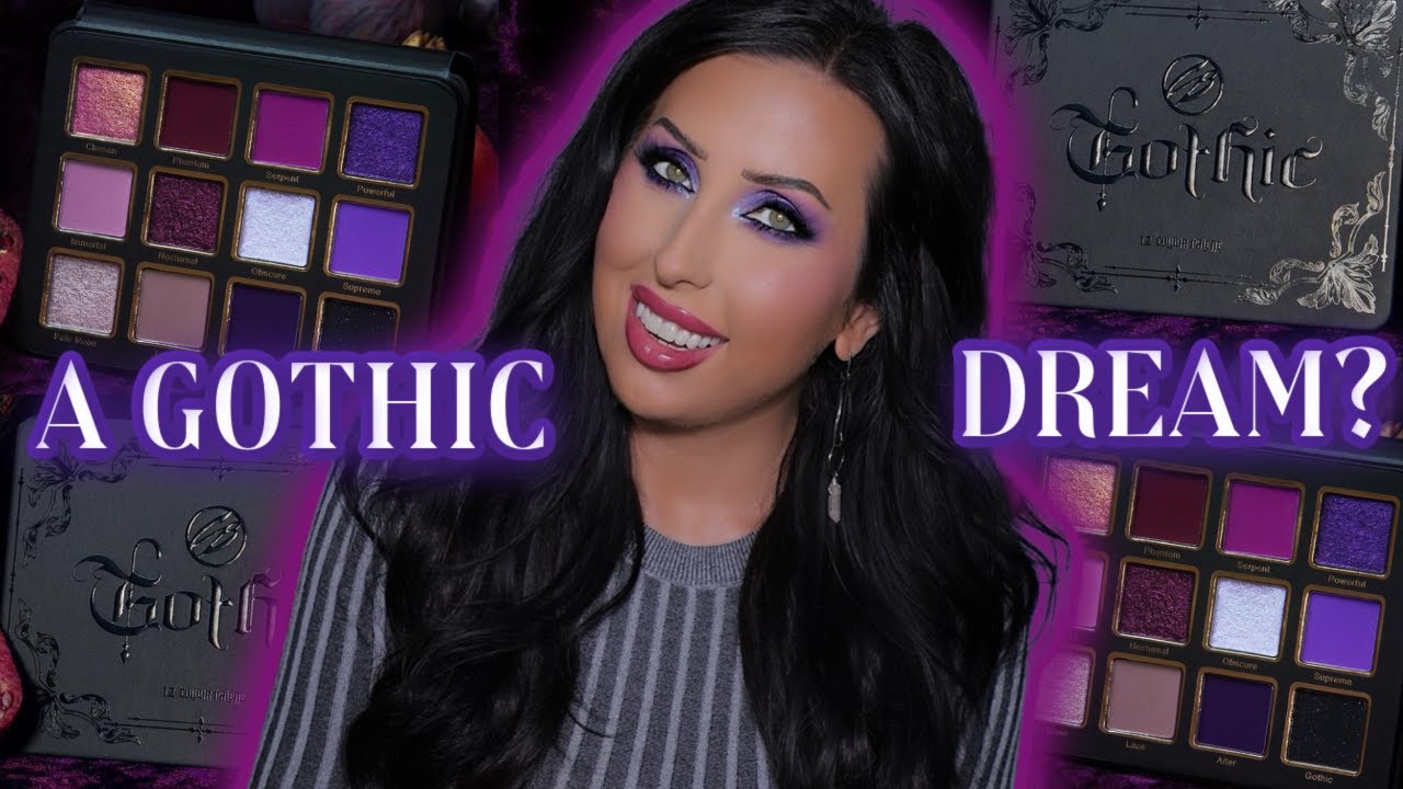 Cosmic Brushes GOTHIC PALETTE | Swatches & Try On | Cosmic Beauty