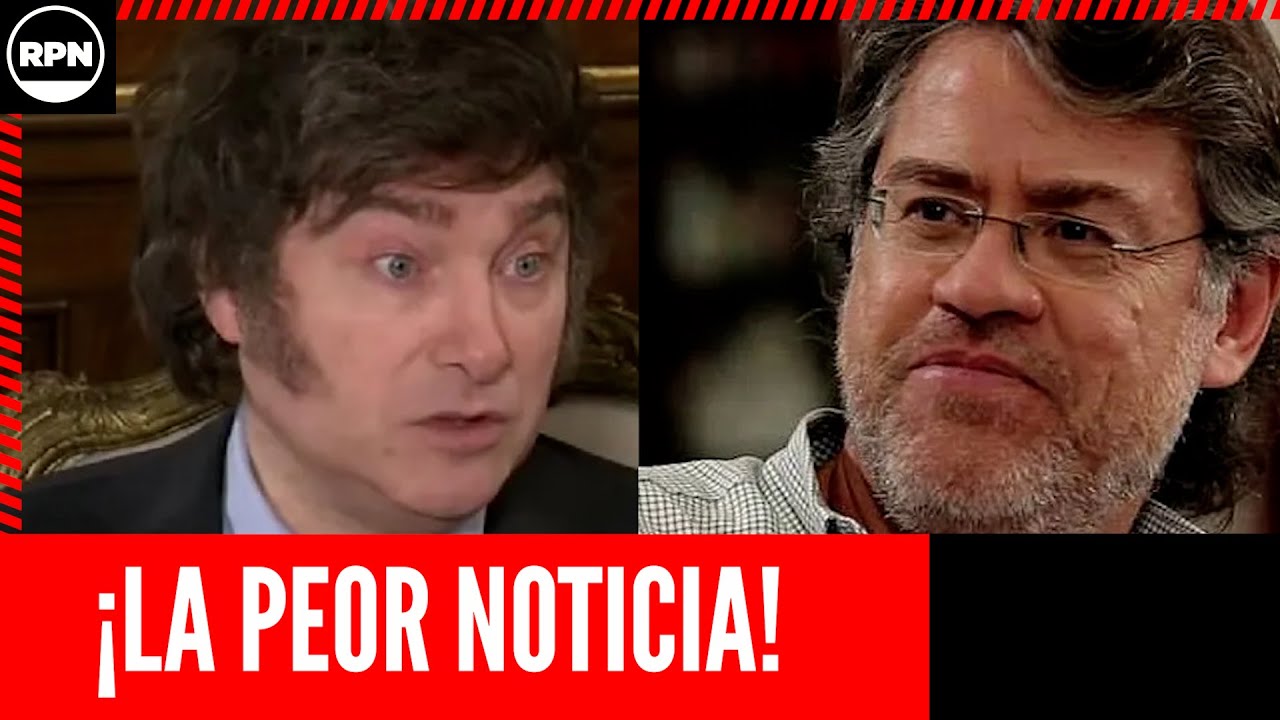 Ricardo Forster le da la peor de las noticias a Javier Milei