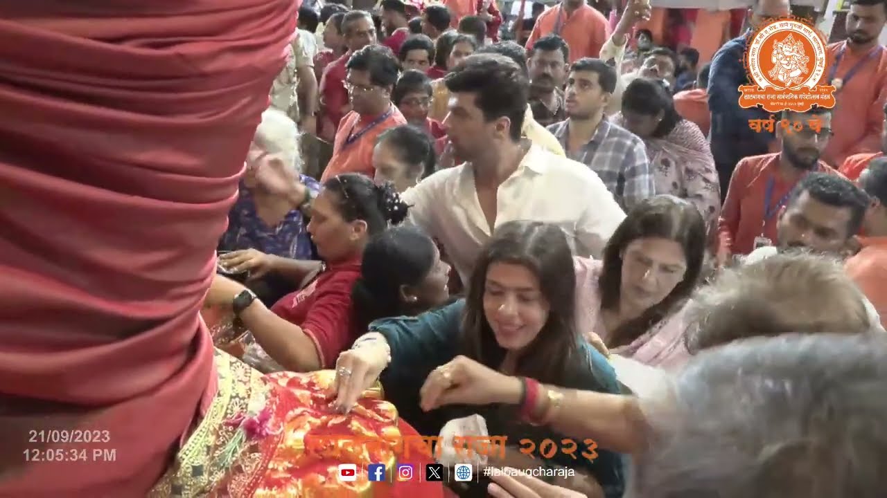 Kushal Tandon Actor at Lalbaugcha Raja 2023
