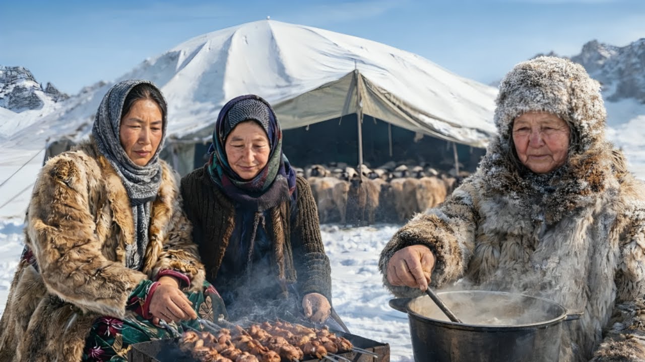 Surviving at -71⁰C Shepherd Life in One of the Coldest Villages of Iran (ASMR)