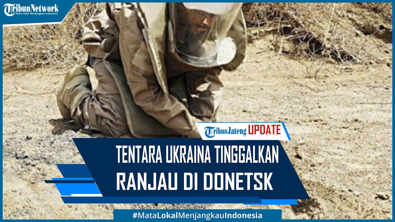 Tentara Ukraina Tinggalkan Ranjau di Jalanan Donetsk Usai Kalah Pertempuran