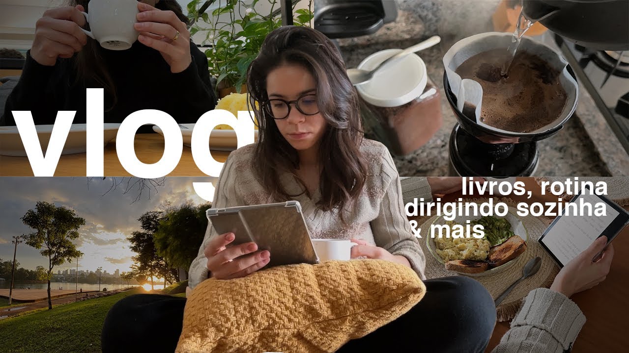 vlog: leitura no kindle unlimited, dirigir sozinha, correios, rotina e mais