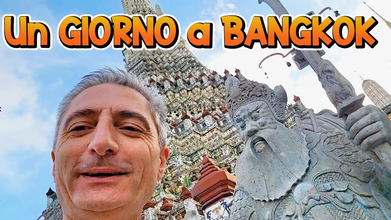 BANGKOK, in Tuk Tuk tra il WAT ARUN Temple e il PALAZZO REALE