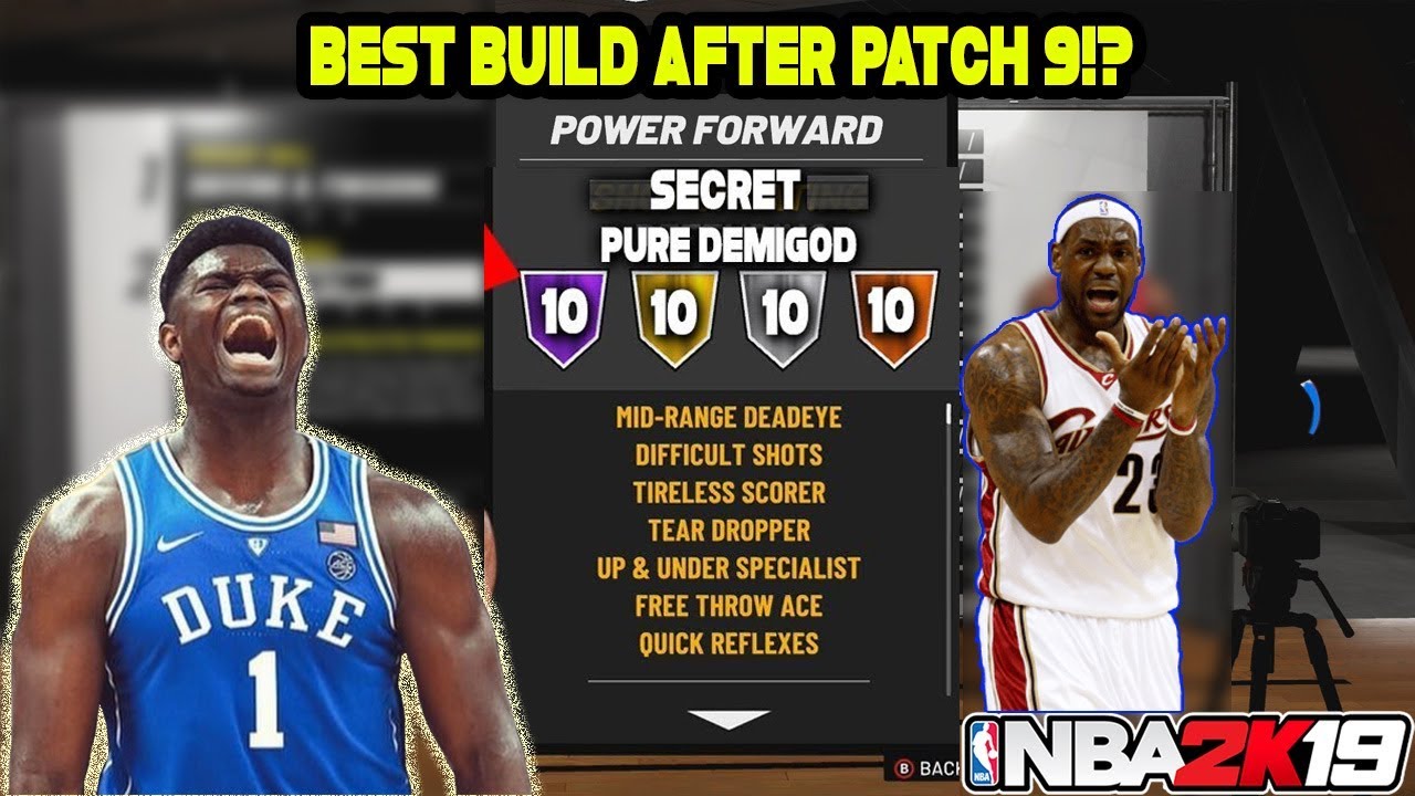 *NEW* NBA 2K19 Most OverPowered Broken Archetype After Patch?! ZION WILLIAMSON ARCHETYPE