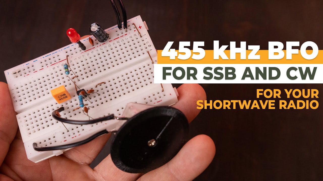 Simple 455 kHz BFO for SSB and CW Reception