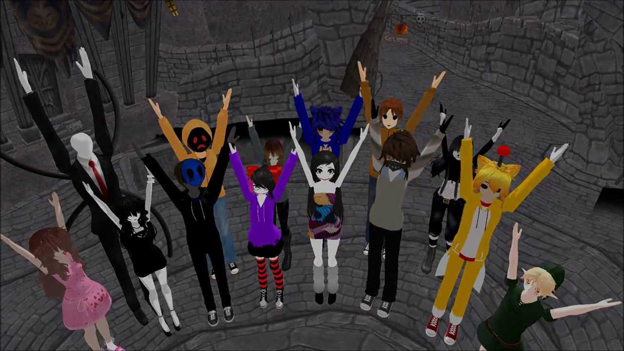 MMD This is Halloween CREEPYPASTA !! (+ DL links)