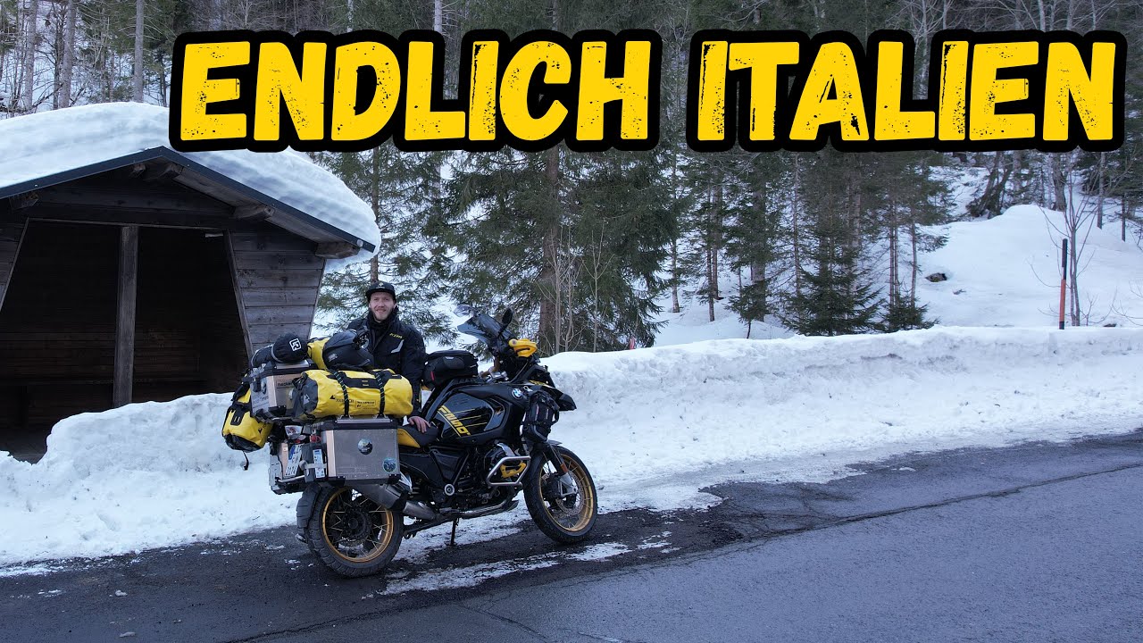 Auf nach Italien! - Weltreise mal anders - Begeisterung und Grenzerfahrungen  Motorradreise  E2 - 4K