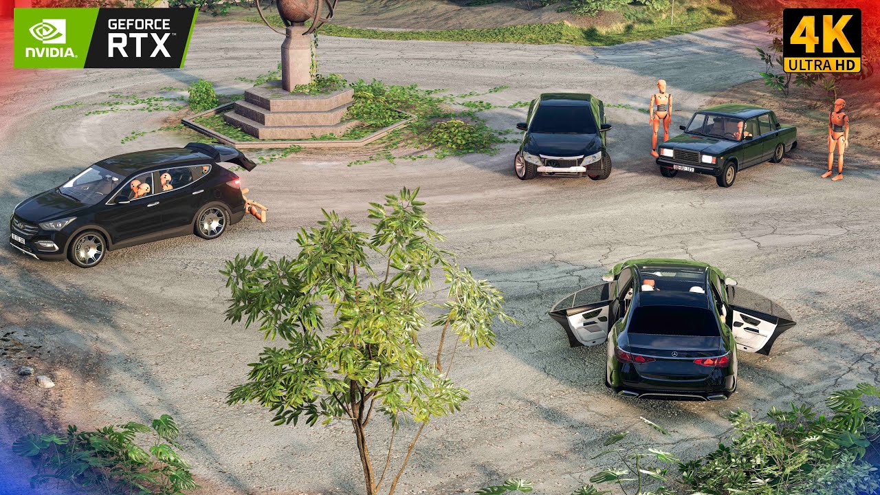 (Məhəllə) Lotu Şəmi 10RU123 İlə Hyundai Santafe Carolla Əmi  | BeamNG.Driver | Maşın #malikbedelov