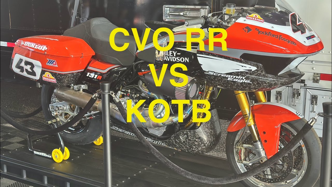 2025 Harley Davidson CVO RR vs King of The Baggers KOTB race bike