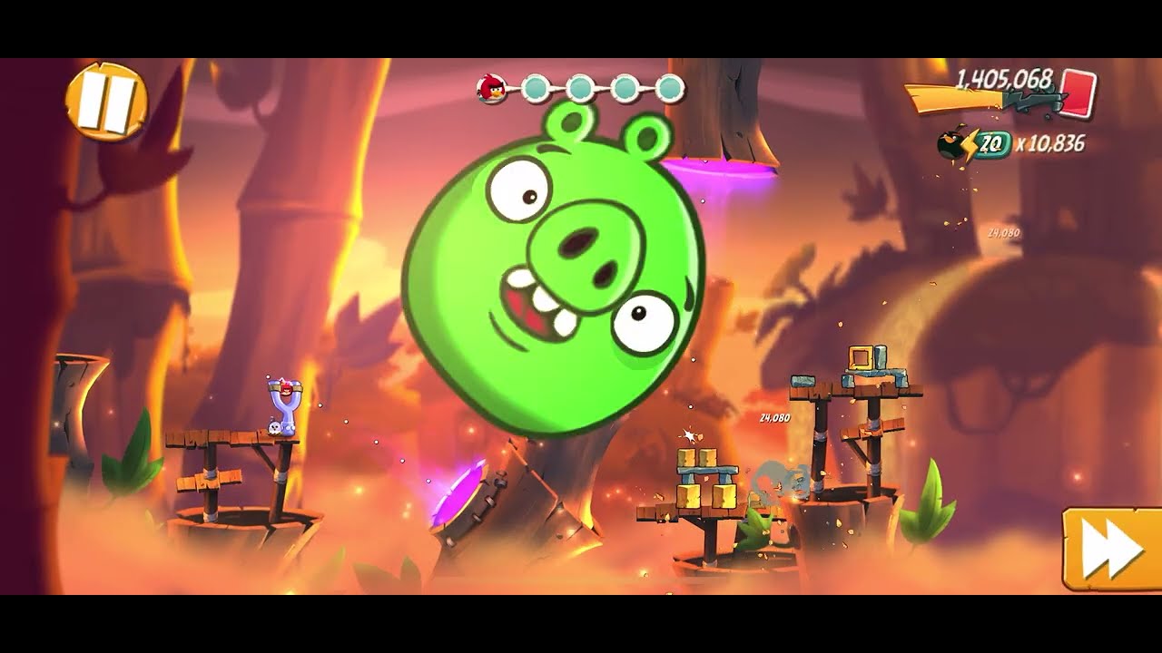 angry birds 2 / mighty 🦅 part 22