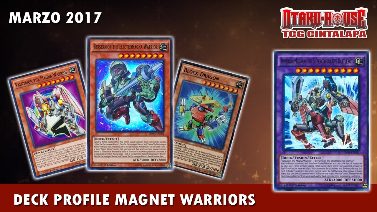 Deck Profile Magnet Warriors Marzo 2017