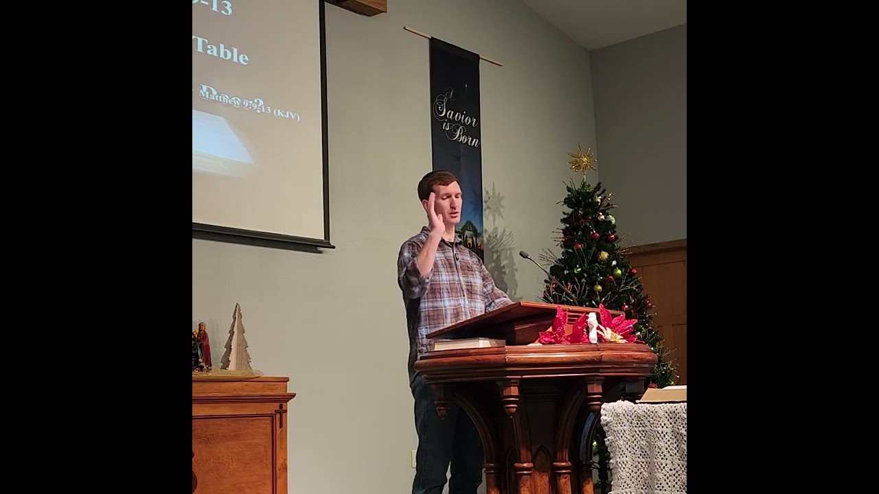 Matthew 9:9-13 - Sitting at the Table or Standing at the Door? - 1.18.2026