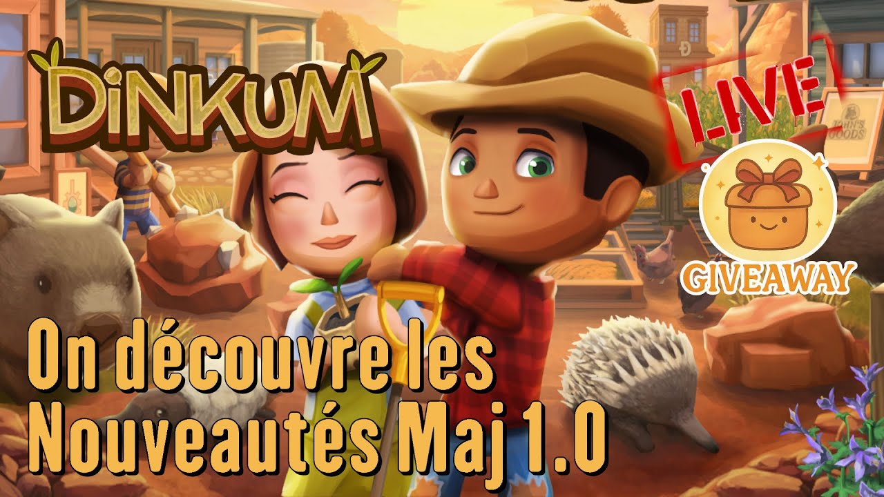 Dinkum - Découverte la Mise à jour 1.0 & ses Nouveautés - Giveaway !