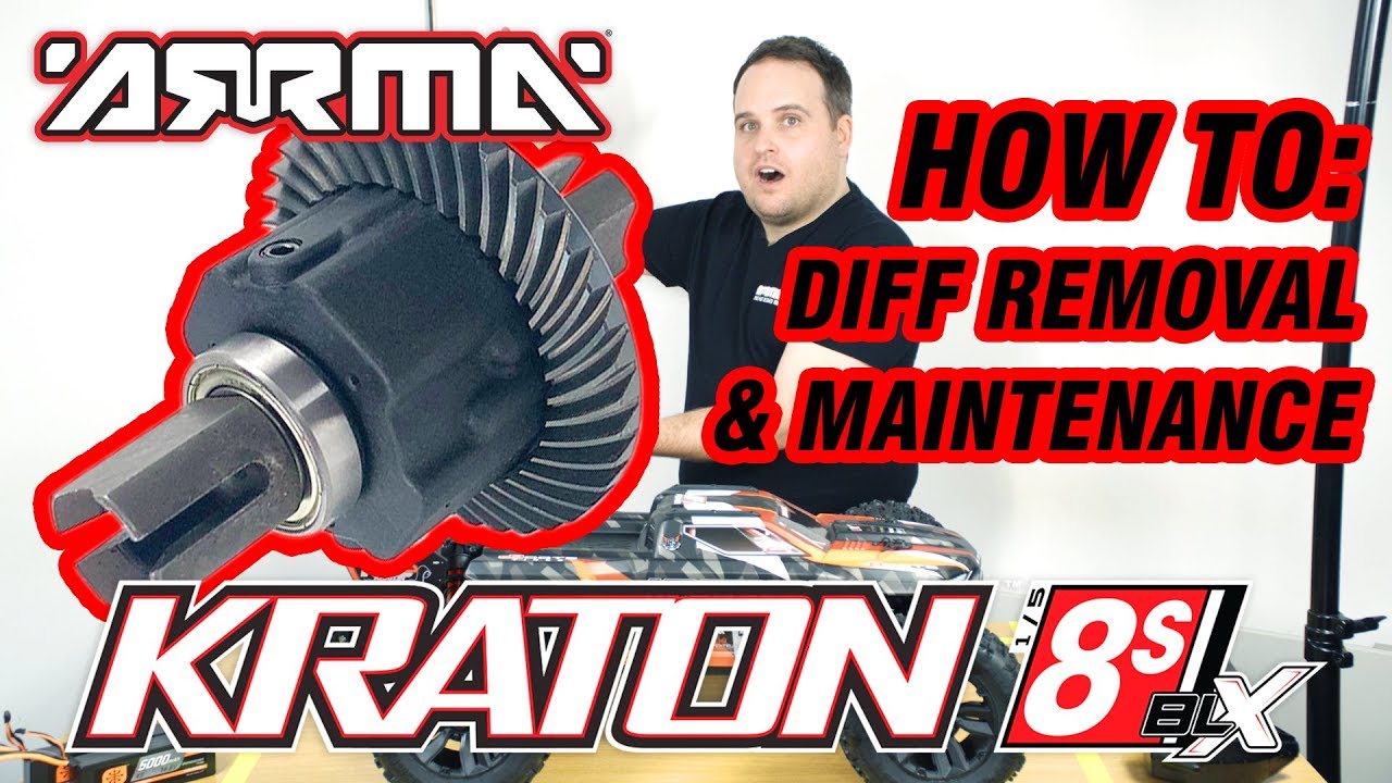 ARRMA KRATON 8S // Official How To Guide: Diff Removal, Disassembly & Reinstallation