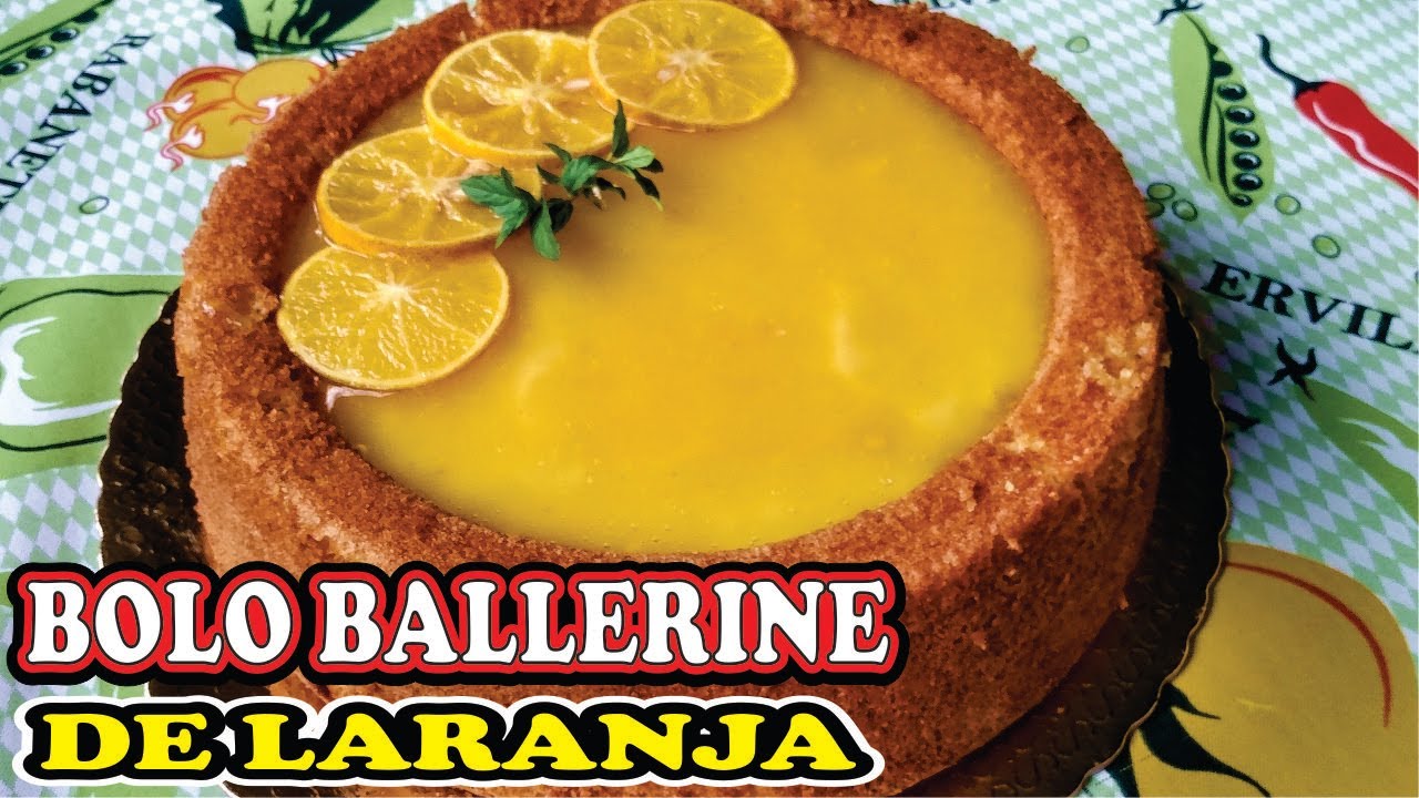 BOLO BALLERINE PISCININHA DE LARANJA COM BRIGADEIRO E CALDA! SUPER FOFINHO E DELICIOSO!!!