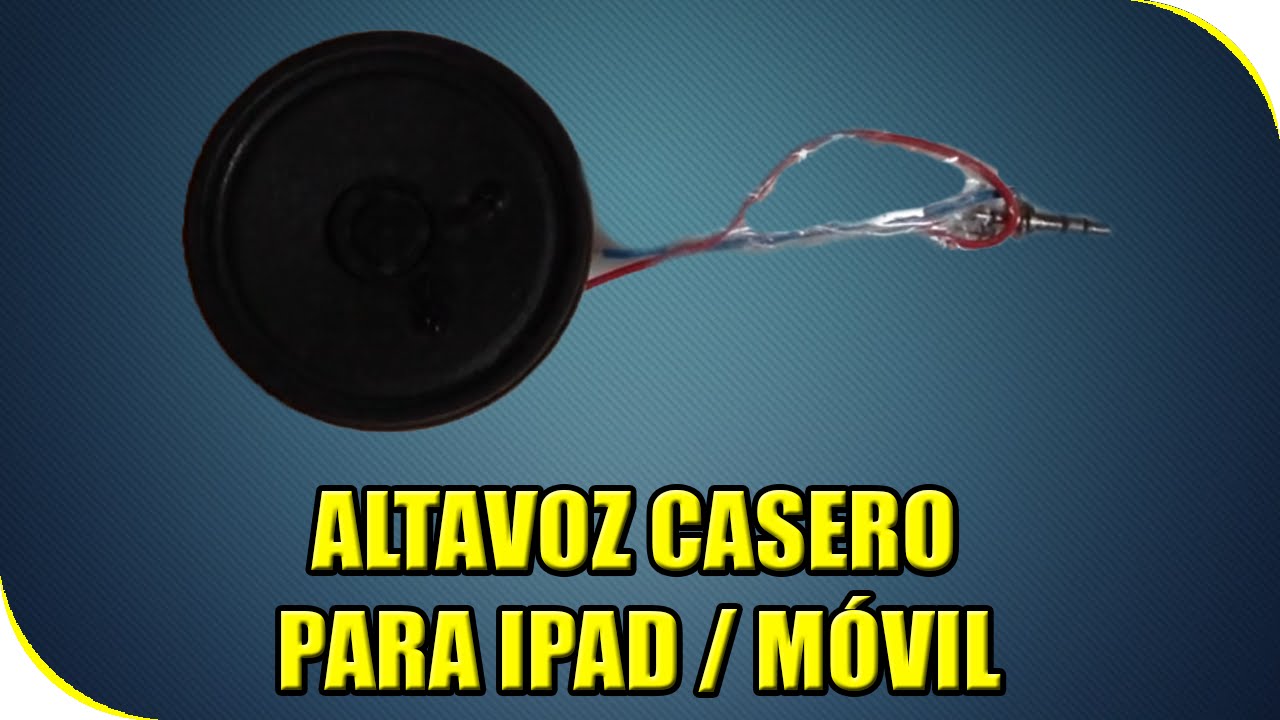 COMO HACER ALTAVOZ PARA IPAD / MÓVIL | EXPERIMENTOS CASEROS
