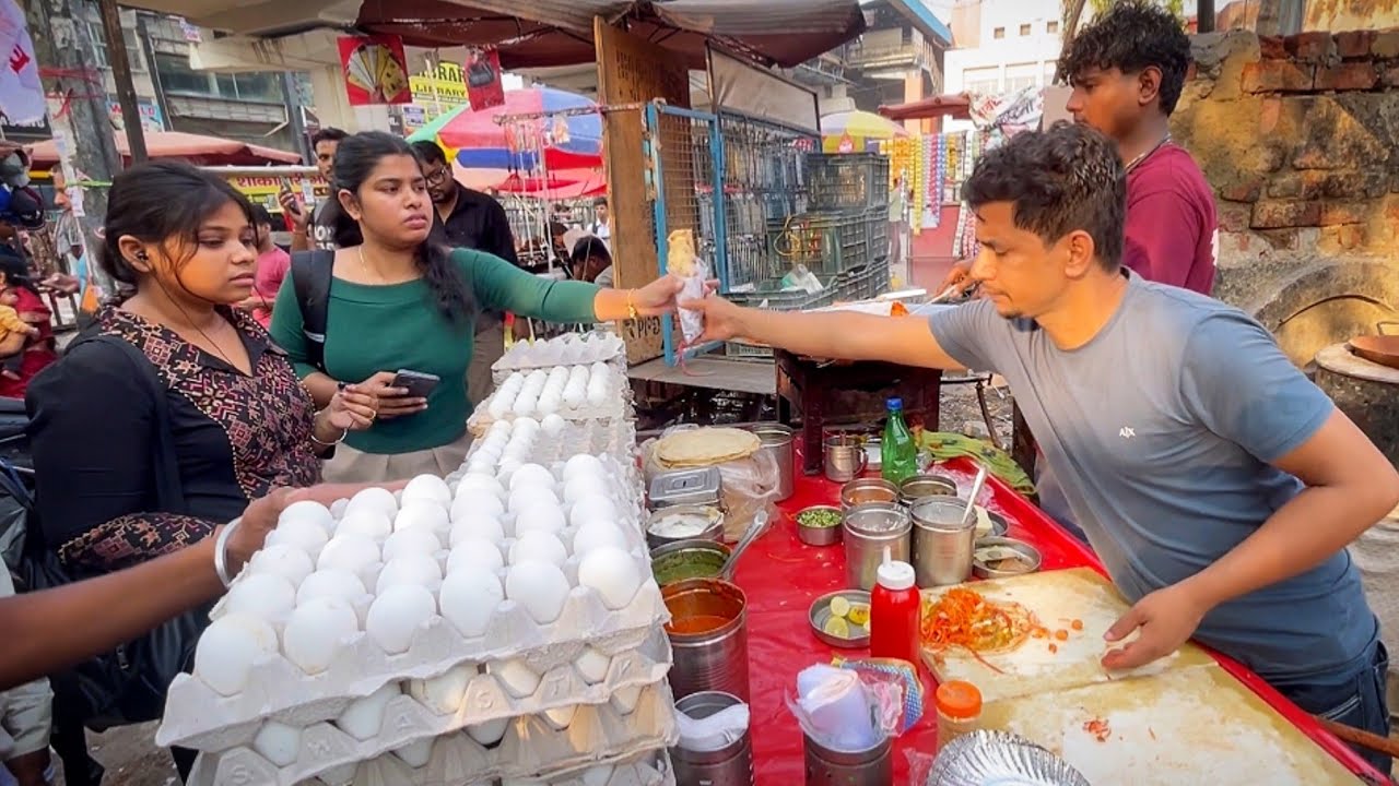 Sold 500 eggs recipes daily | Popular Indian metro street food 