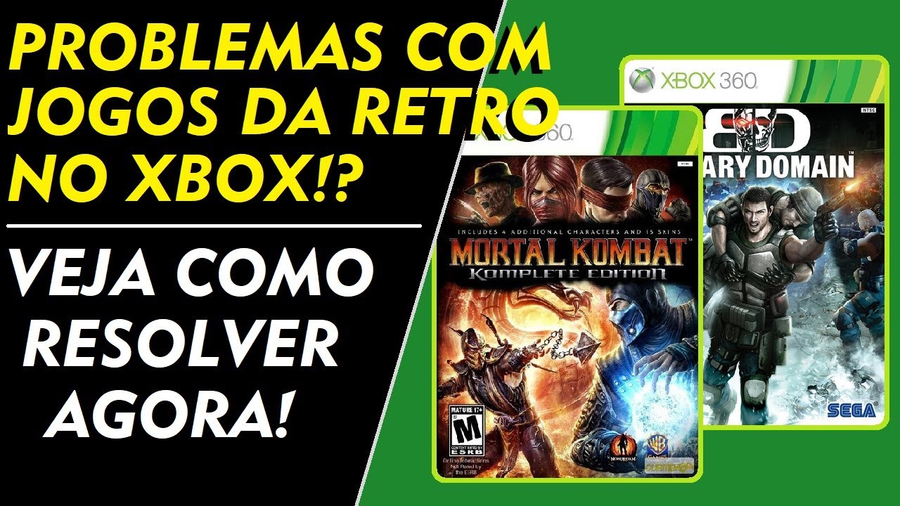 Problemas no XBOX Com Jogos da RETROCOMPATIBILIDADE! - Veja Como Resolver (Xbox 360/Xbox One/Series)