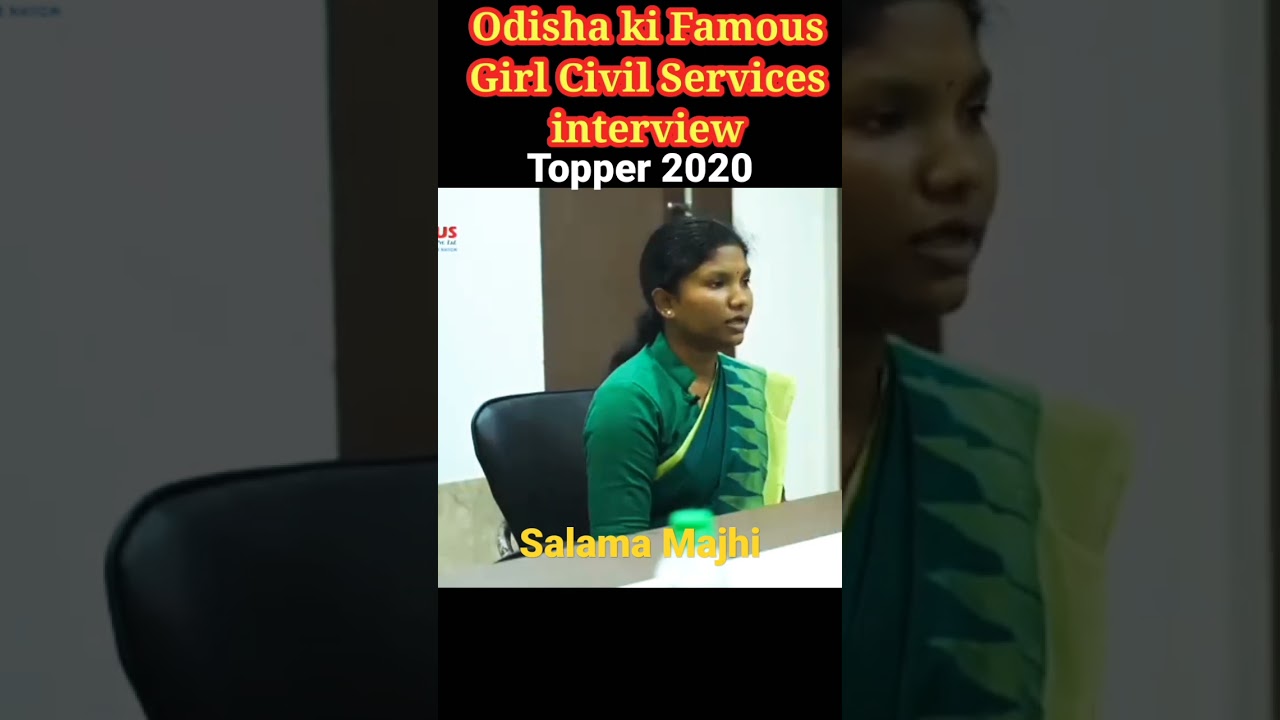 Civil Services, Salama Majhi,topper 2020,Odisha, #upsc #ias #upscexam #viral #shortvideo #shorts