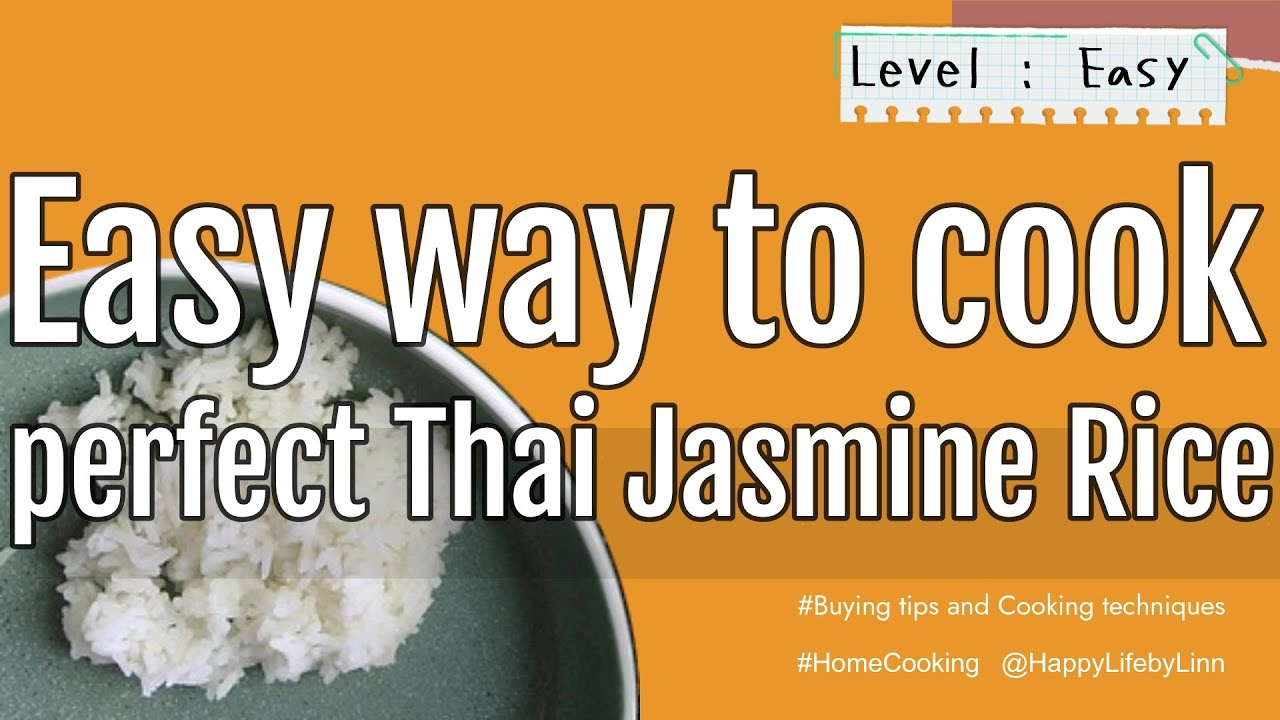 Easy way to cook jasmine rice : วิธีซื้อและหุงข้าวสวยที่อเมริกา
