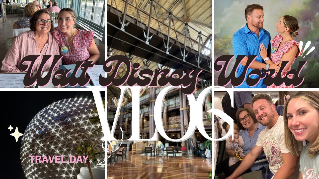 DISNEY TRAVEL DAY I Checking in to Animal Kingdom Lodge, a lady made us cry, and Luminous Fireworks!