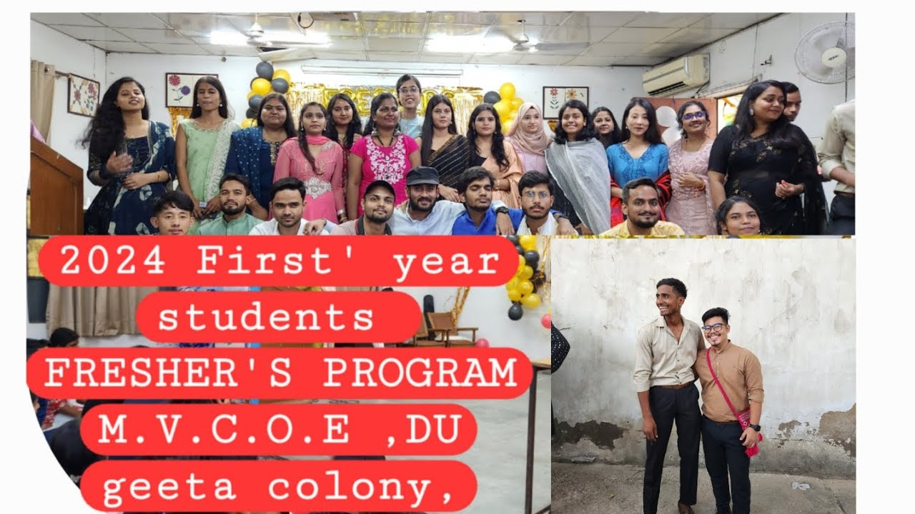Maharishi Valmiki College of education,(DU) ||2024|| Freshers Program|| 🫰💛 Welcome juniors....
