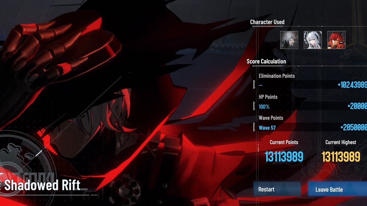 Punishing: Gray Raven| Darkflow warzone 13,1m! (Hero) fr SSS0 Liv, SSS0 Vera and SSS0 unc