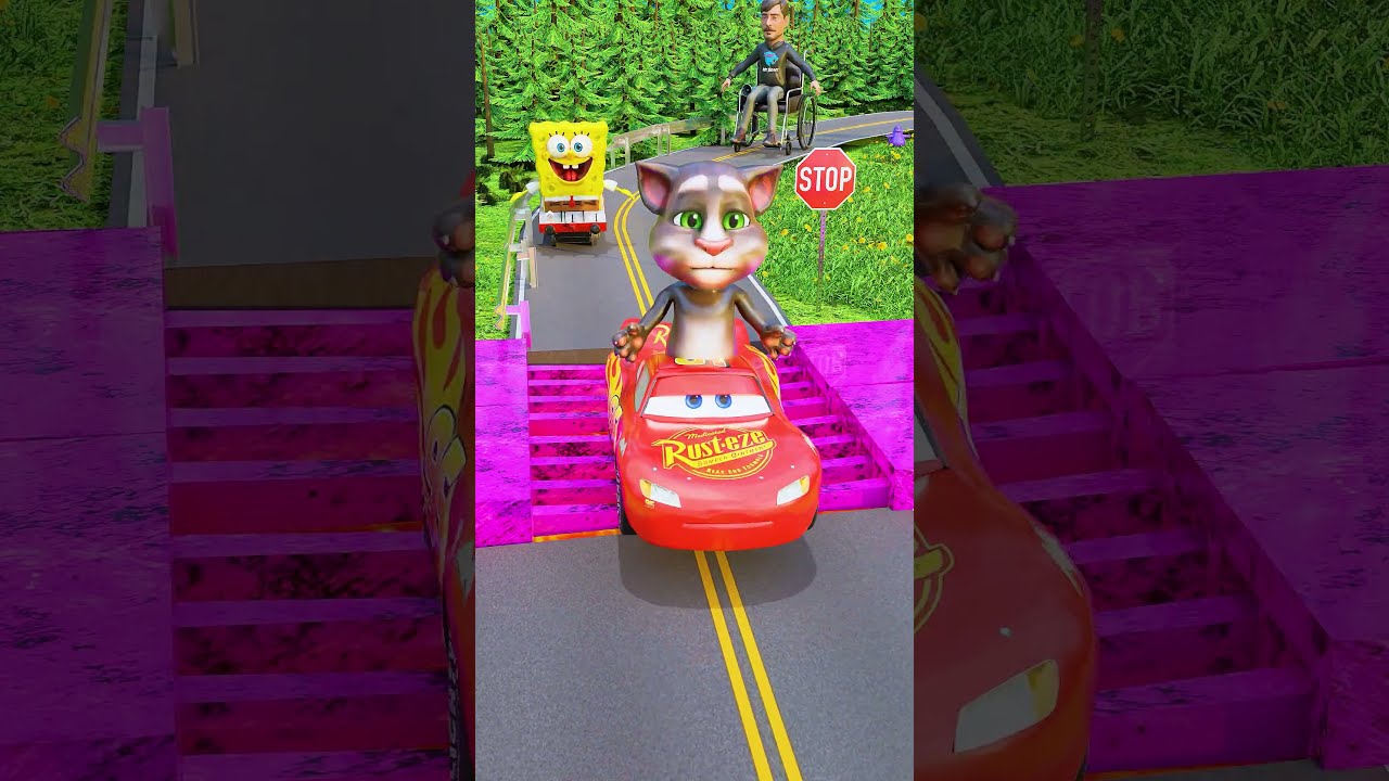 Most Thrilling Games VS Bollard Spikec and Giant Pit Lava