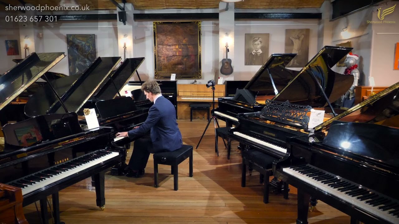 Restored Steinway & Sons Model O Black Grand Piano | Comparison Demonstration Sherwood Phoenix