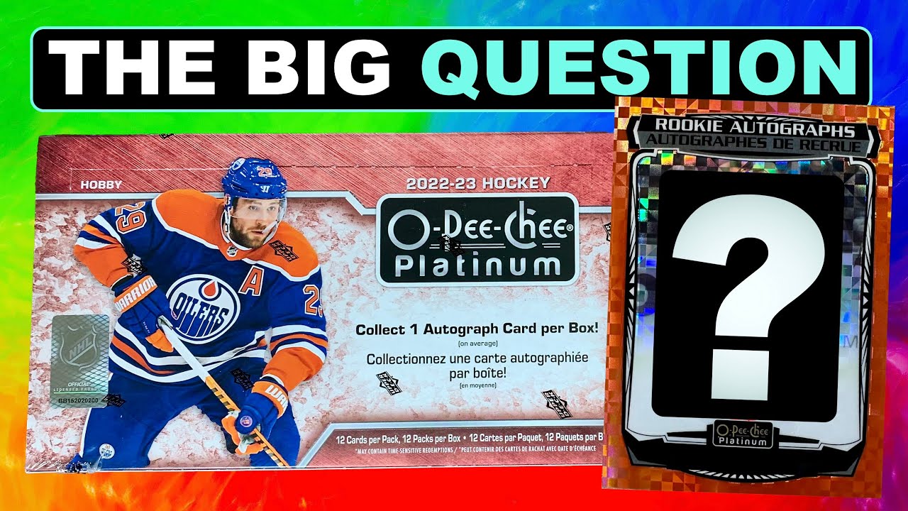 2022-23 O-Pee-Chee Platinum Hockey Hobby Box Break