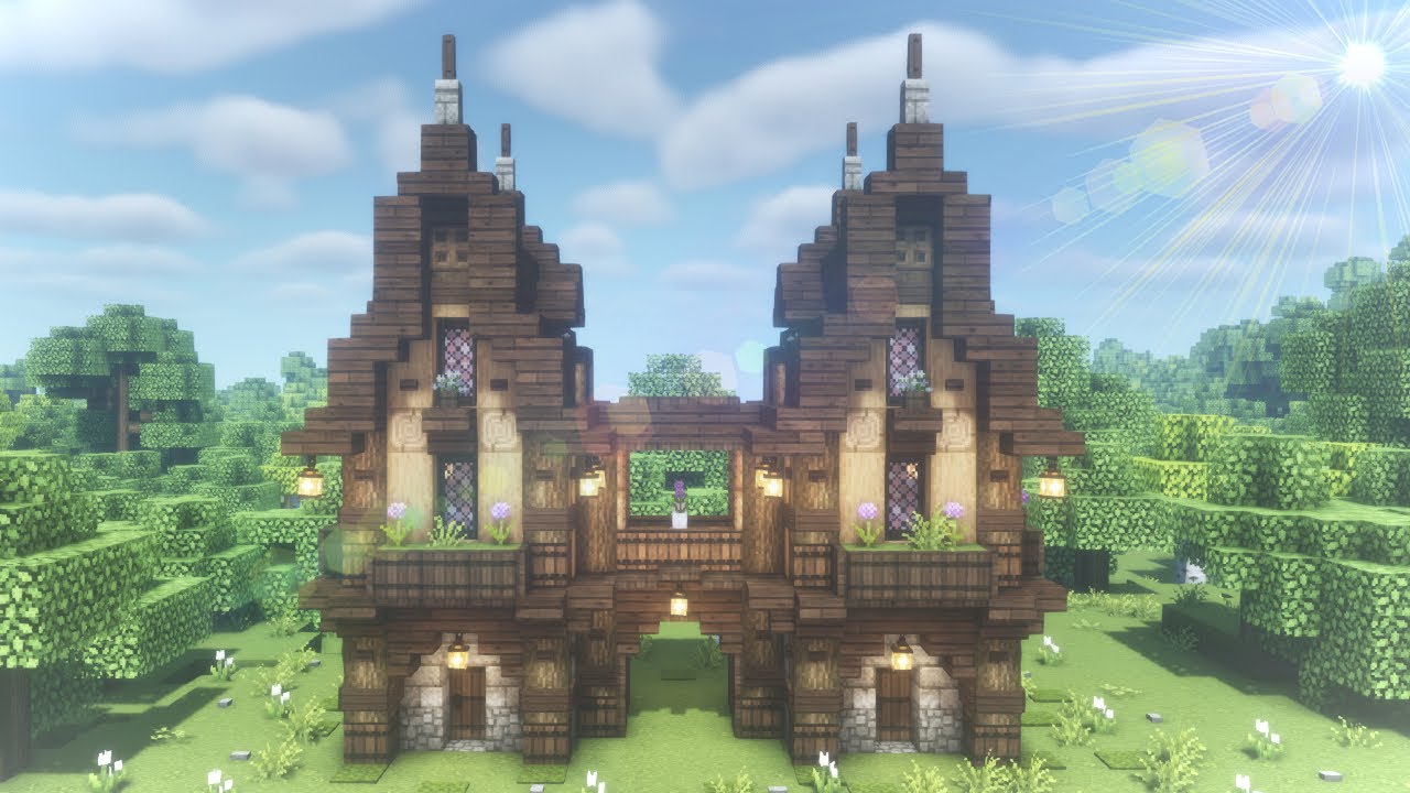MINECRAFT Tutorial : Medieval House