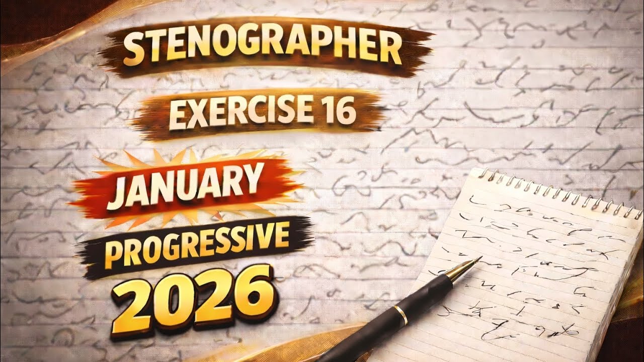 90 WPM | EX-16 | JANUARY 2026 | PROGRESSIVE MAGAZINE | ENGLISH SHORTHAND | THE STENOGRAPHER |