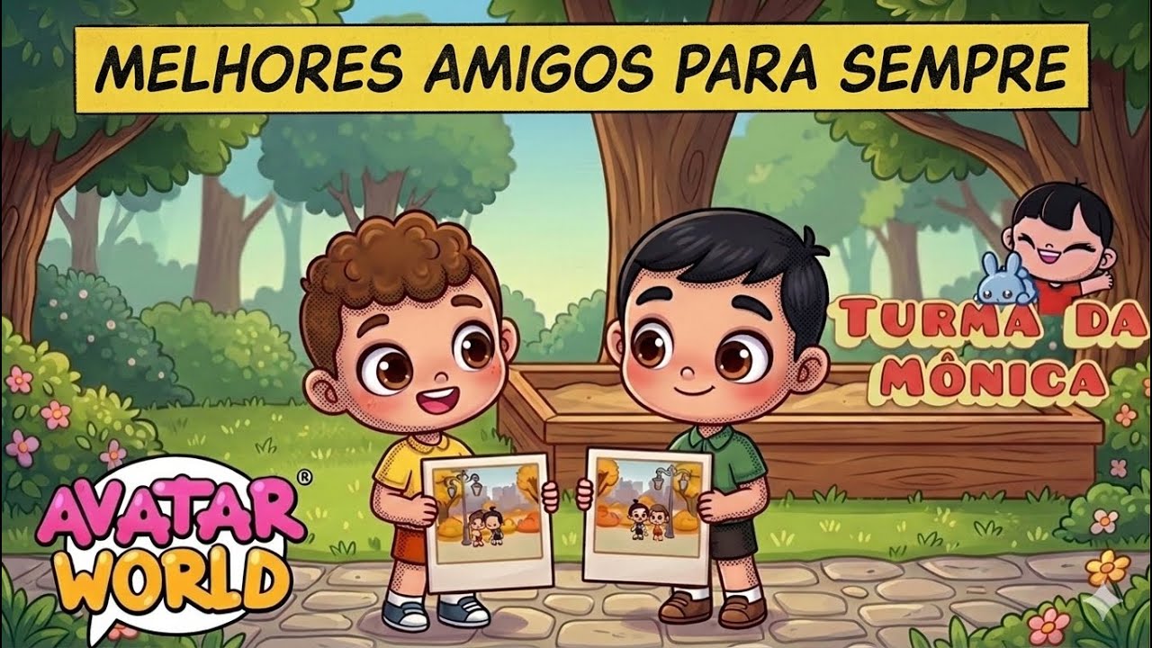Turma da Mônica no Avatar World 🐰Melhores Amigos para sempre 🤩 