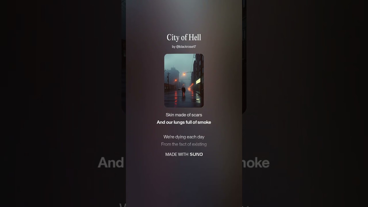 City of Hell #musicvideo #sunoai