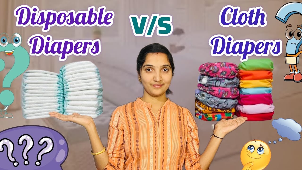Disposable Diapers V/S Cloth Diapers👉🏻 Which one is best for your babies🤔 My Genuine Review 👉🏻