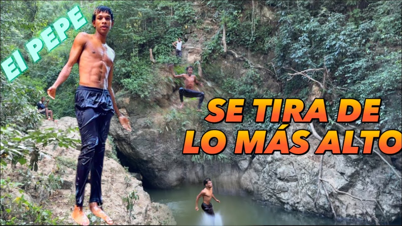 El Pepe se tira de la piedra más alta del Río el tiburón