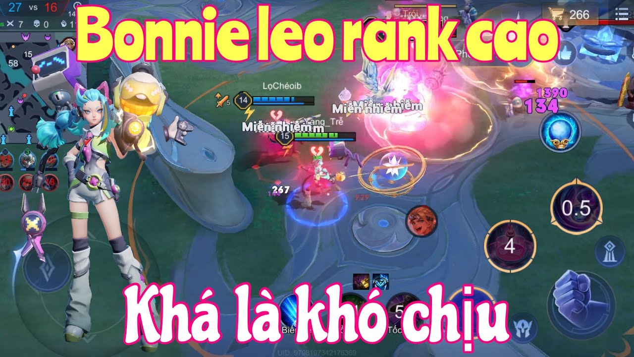 Bonnie chất tướng khá khó chịu - LQMB