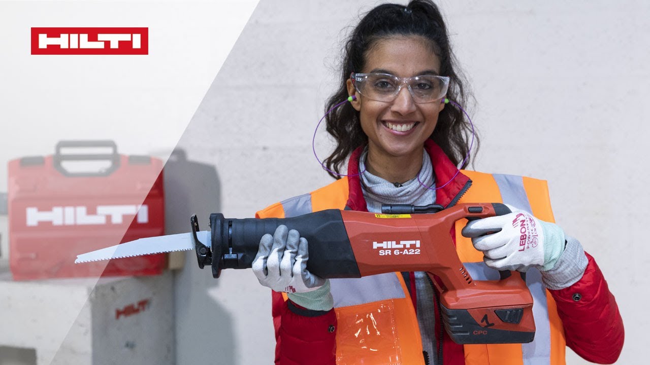 HILTI LIVE Découvrez la scie sabre sans fil SR 6-A22
