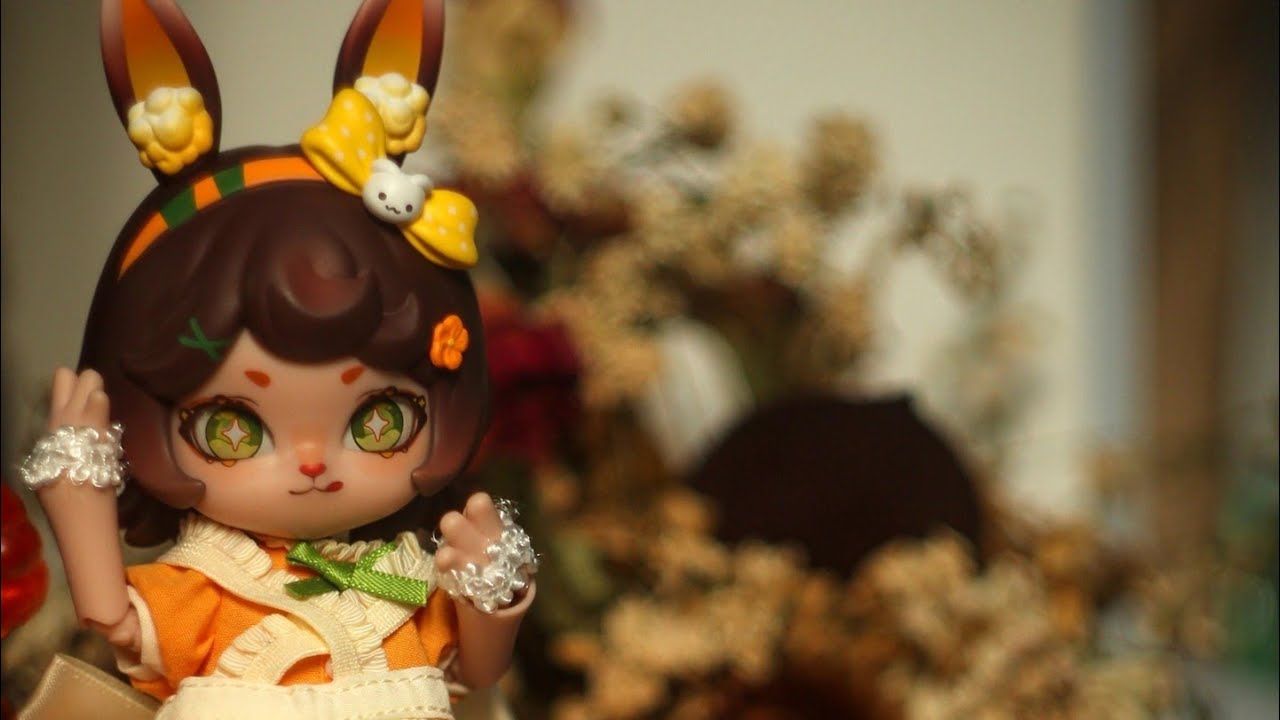 Распаковка и обзор COME4FREE Bonnie bjd blind box Brown Coco Зайка в оранжевом