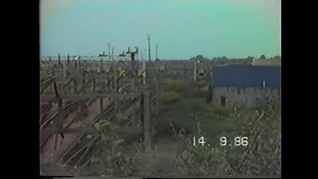 Shoeburyness. Essex. Station sidings area. 14.09.1986.