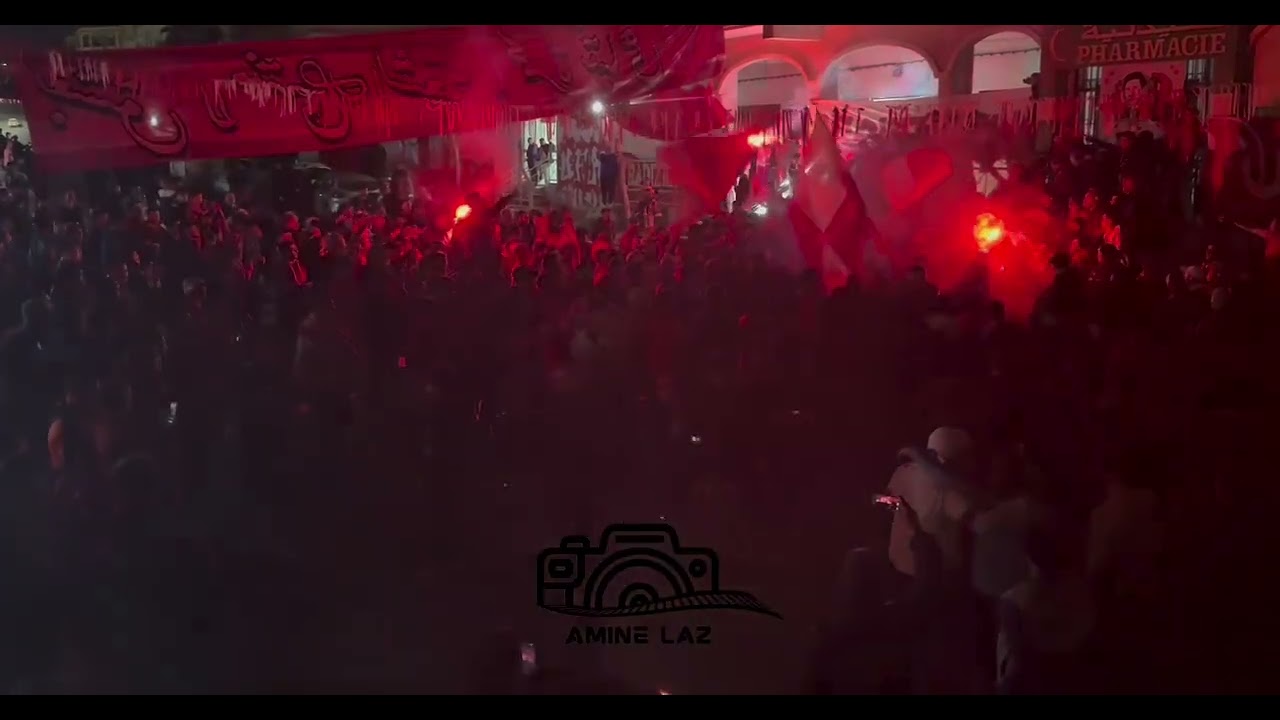 Ambiance Wled El hamra [ CRB 1 - 1 MCA ] أجواء خرافية من أنصار شباب بلوزداد و يلهبون العاصمة