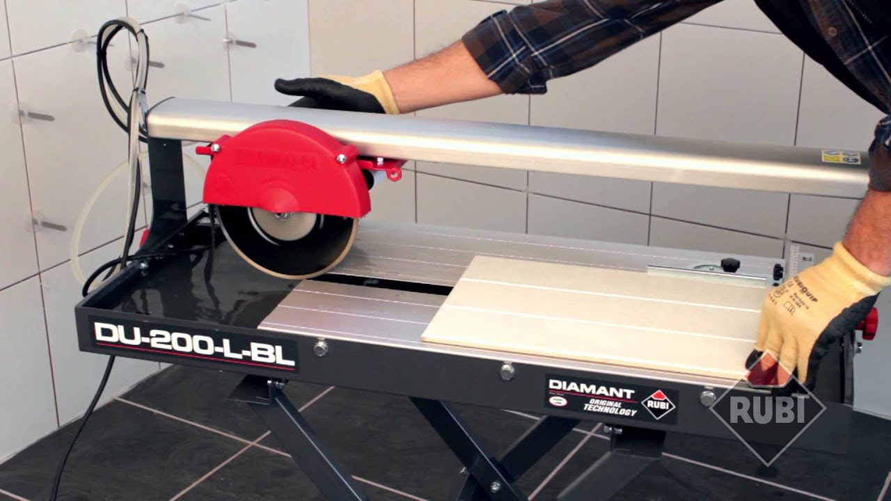 Rubi DU-200-L-BL Electric Wet Tile Cutter