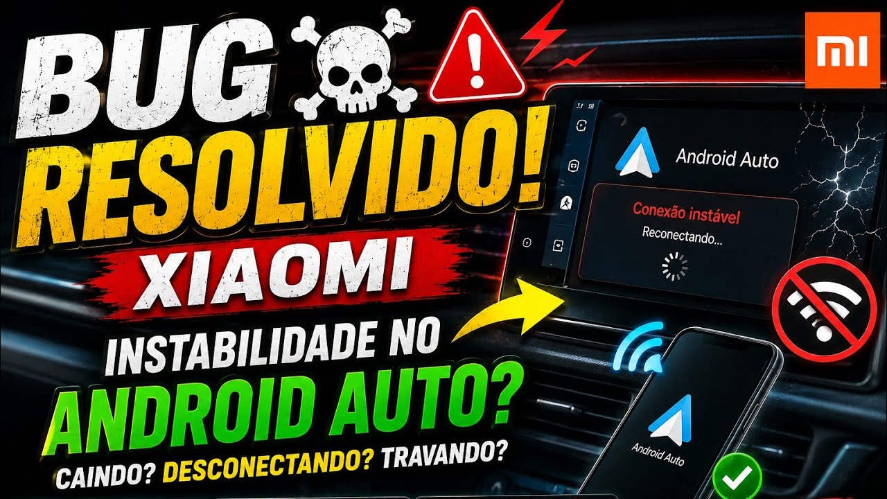 CELULAR DA XIAOMI NÃO CONECTA AO ANDROID AUTO... BUG RESOLVIDO🚘